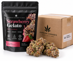 Emballage hermétique pour commander Strawberry Gelato en ligne en toute sécurité