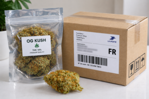 Colis neutre achat og kush weed livraison discrete france