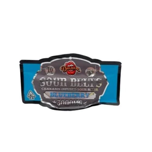 Devour Sour Belts Blueberry 3000mg