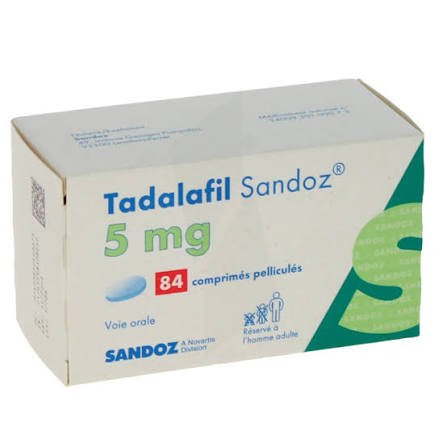 tadalafil 5mg 84 comprimés prix
